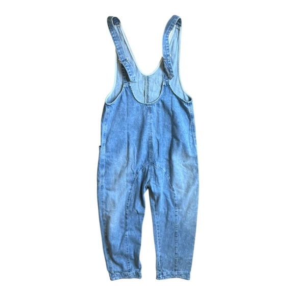 Free People High Roller Sz XS Light Denim - Picture 2 of 5